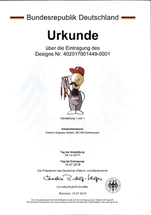 Urkunde ELKO